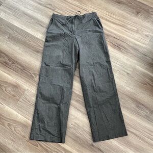 THE LIMITED Gray Pinstripe straight Leg Pant Women Size 8